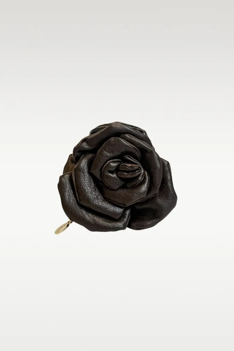 Angelina hårklype blomst leather - Onesize