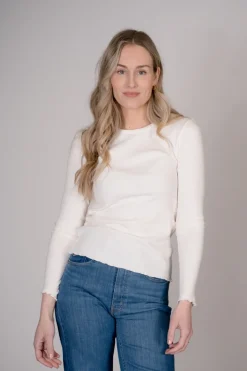 Anna ls crew neck tee