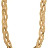 Ariel - Braided Snake Chain Necklace - Onesize