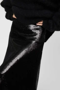 Bias Cut Sequin Skirt