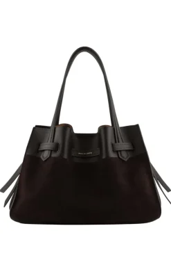 Blossom Suede leather large size satchel bag - Onesize
