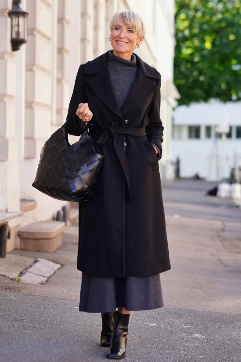 Cashmere Coat W - Clareta Long