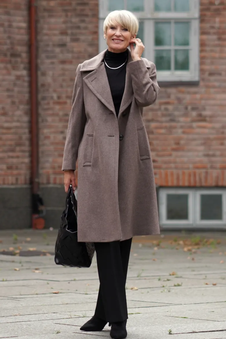 Cashmere Coat W - Clareta Midi