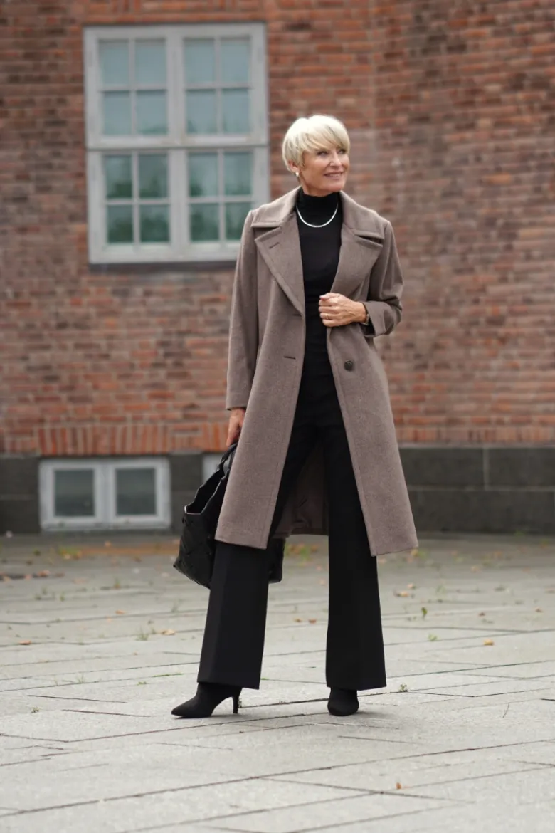 Cashmere Coat W - Clareta Midi