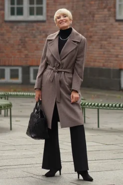 Cashmere Coat W - Clareta Midi