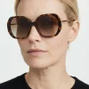 Celeste Turtle Brown Sunglasses - One size