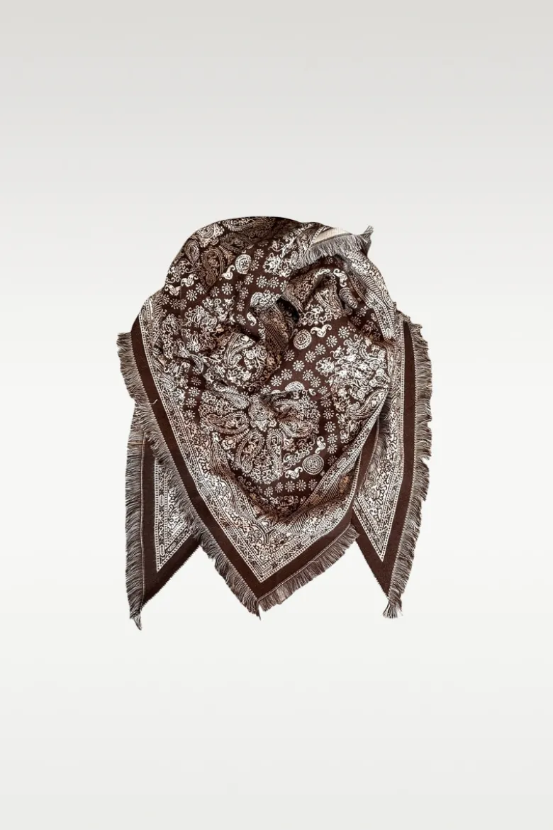 Charlene trekantskjerf paisley - Onesize