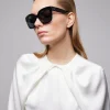 Chloe Black Sunglasses - One Size