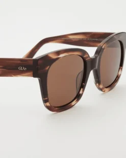Chloe Dark Brown Sunglasses - One Size