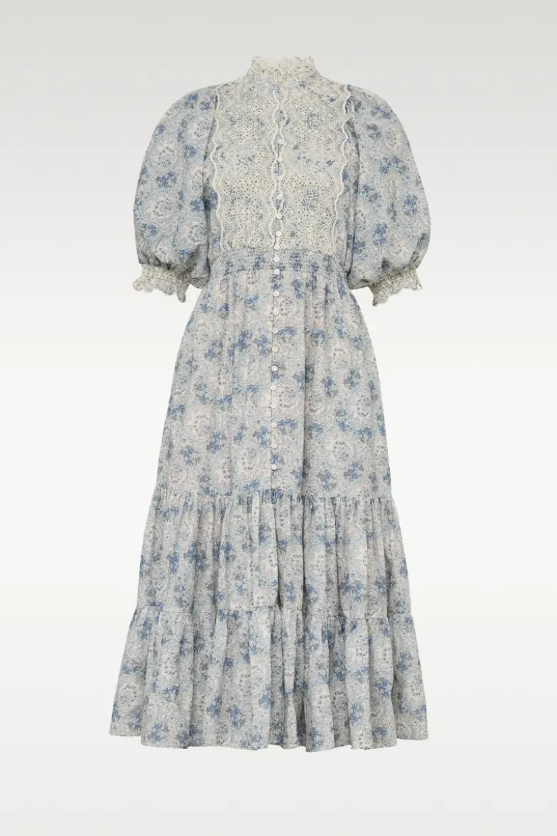 Cotten Slub Midi Dress