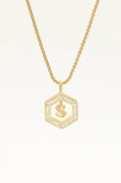 Floating Letter Necklace