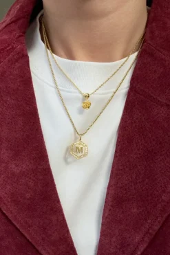 Floating Letter Necklace