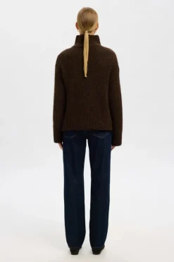 Gabriella ls knit high neck