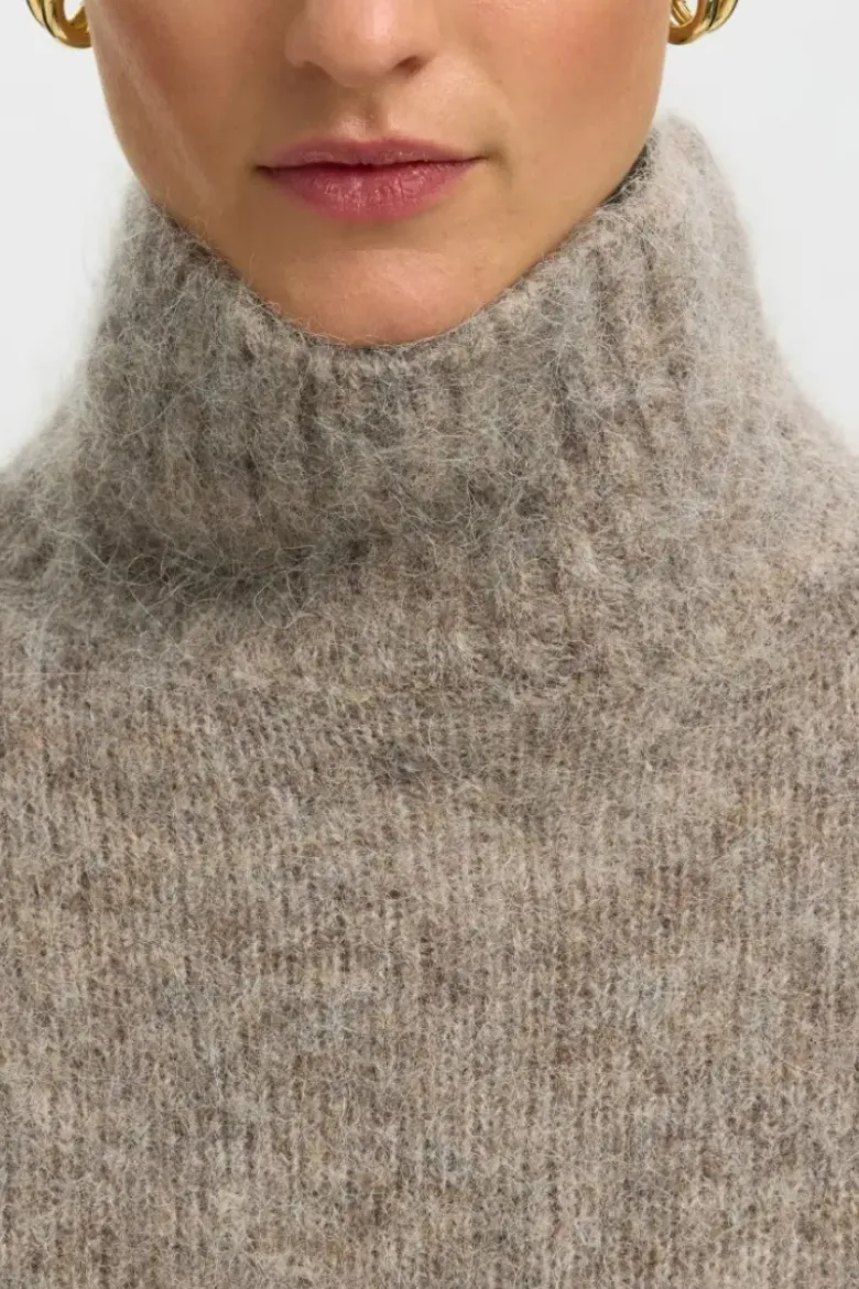 Gabriella ls knit high neck