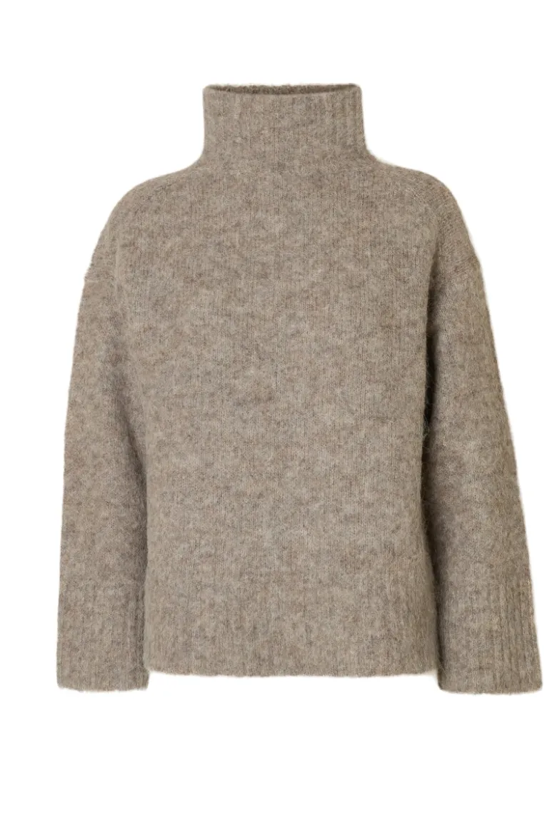 Gabriella ls knit high neck