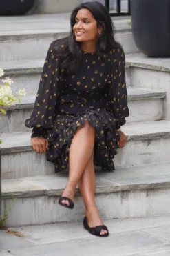 Georgette Shift Dress