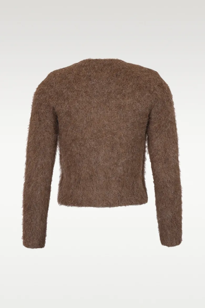 Hairy Knit Jacket