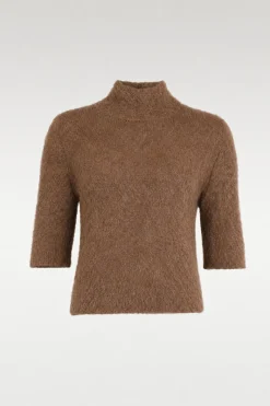 Hairy Knit Turtleneck