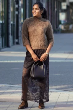 Hairy Knit Turtleneck