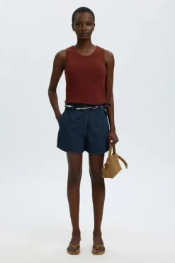Hanny hw mini denim shorts