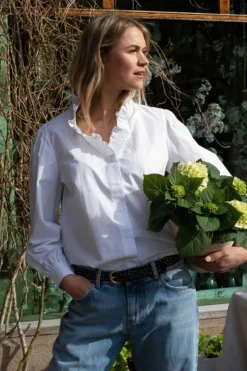 Irene Ruffle Blouse