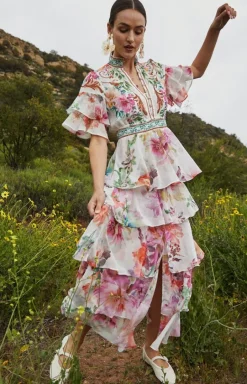 Itzayana Long Dress w Tiered