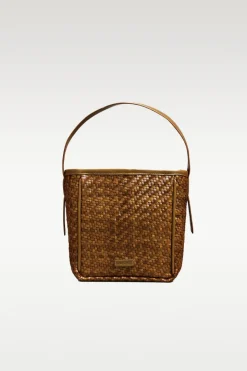 Iwa mini, sepia brown twill - one size
