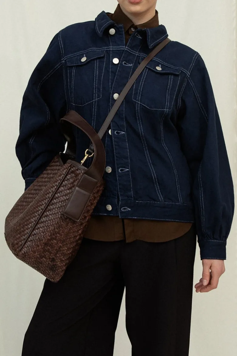 Iwa, sepia brown twill - one size