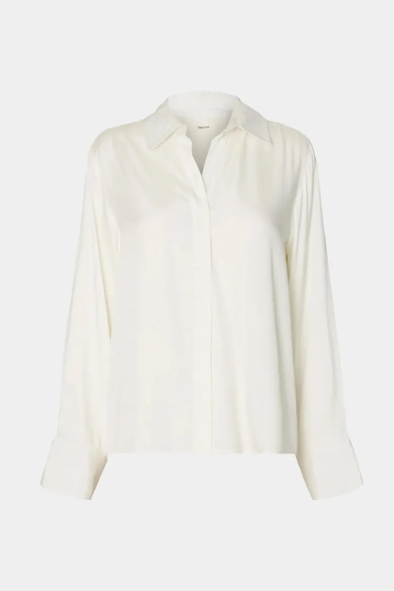 Jonna reg ls open collar shirt