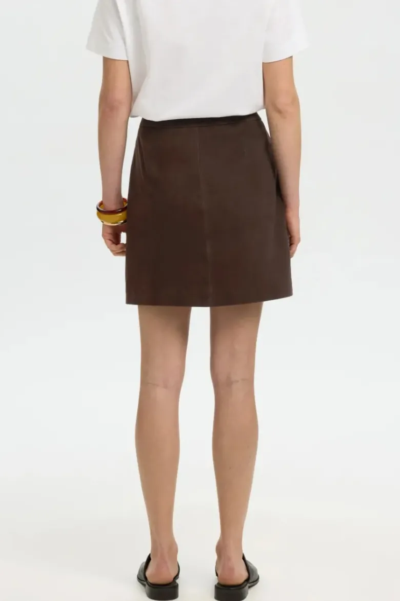 Kaya mw suede skirt