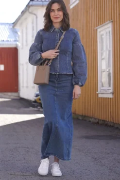 Kris Blue Denim Skirt