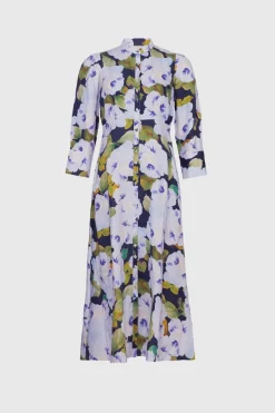 Linen Button-Down Dress