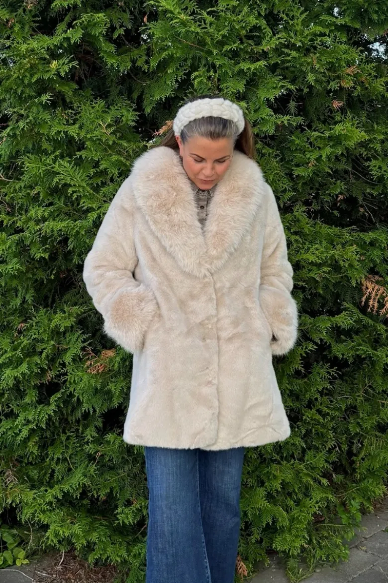 London Fuskepelsjakke - Onesize