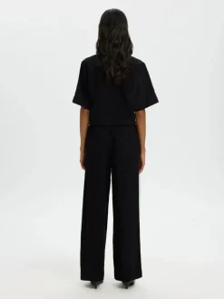 Luisa mw wide linen blend pant