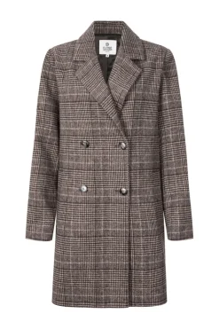 Madison check coat