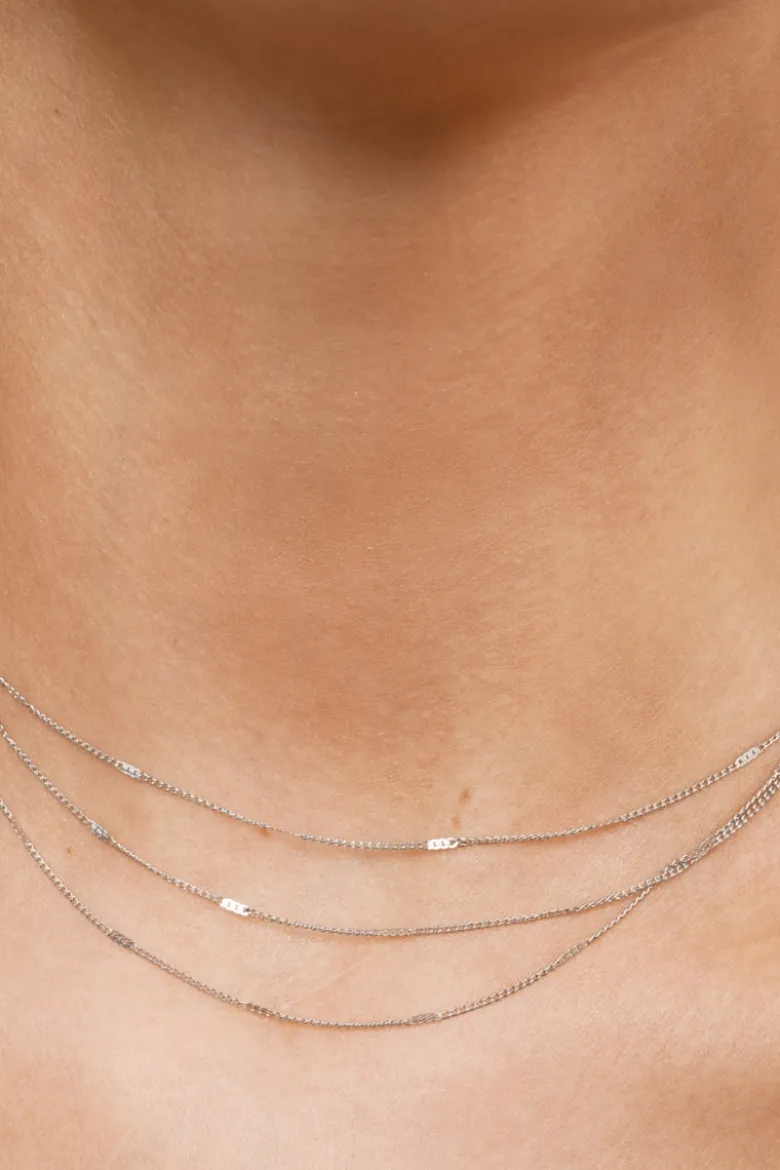 Mika- Mulit Chain necklace - One size
