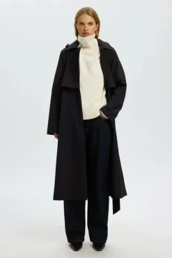 New aline tech trenchcoat