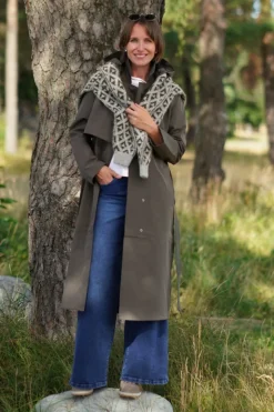 New aline tech trenchcoat