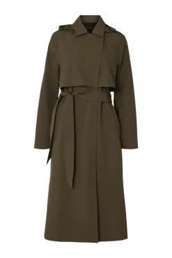 New aline tech trenchcoat