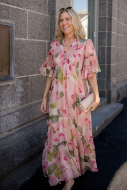 Organza Smocking Dress