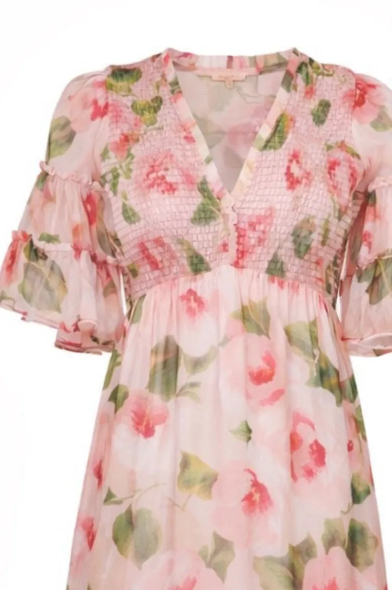 Organza Smocking Dress