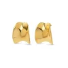 Piper - Statement Stud Earrings Stainless Steel - Onesize