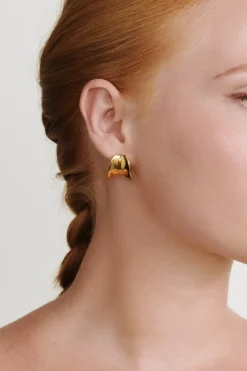 Piper - Statement Stud Earrings Stainless Steel - Onesize