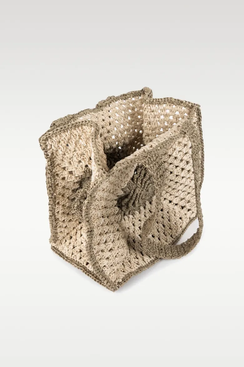 Raffia Flower bag - One Size