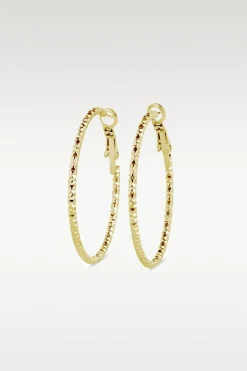 Sansa - Organic Hoop Earrings Stainless Steel - Onesize