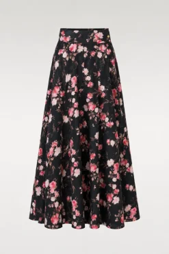 Taffeta Maxi Skirt
