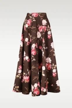 Taffeta Maxi Skirt