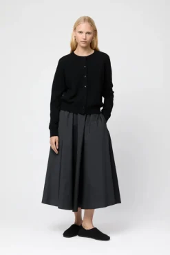 Vivienne Taffeta Midi Skirt