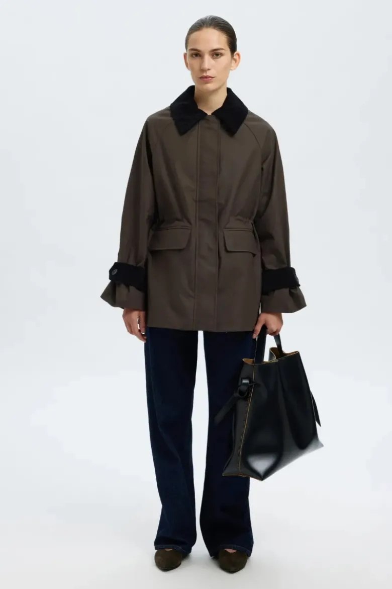 Wilma waxed jacket