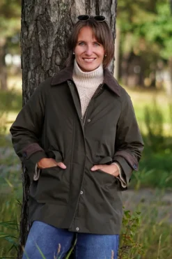 Wilma waxed jacket
